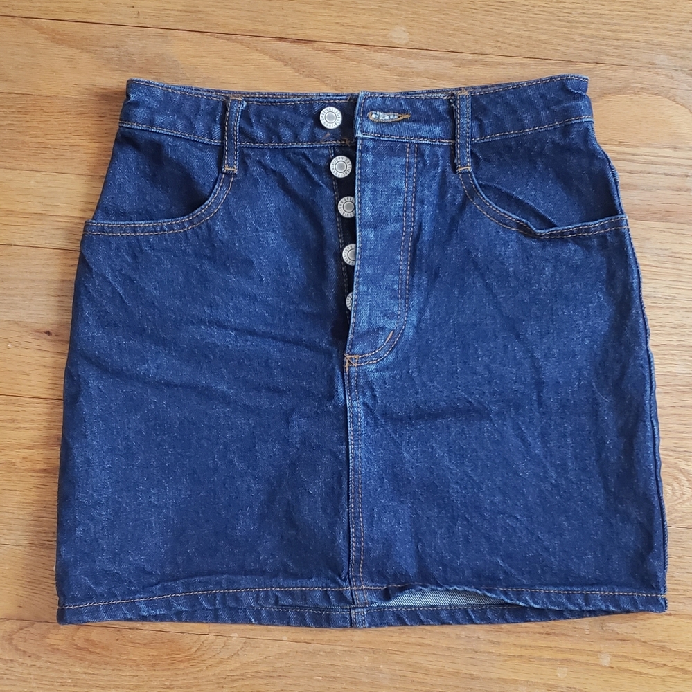 J Galt demin mini skirt
